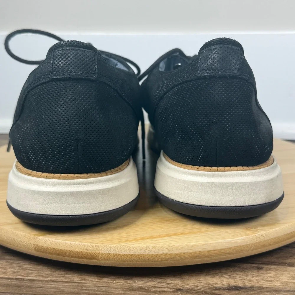Cole Haan Grand 360 Oxford Men's 13 Black Perforated Nubuck Sneaker Hybrid Light
